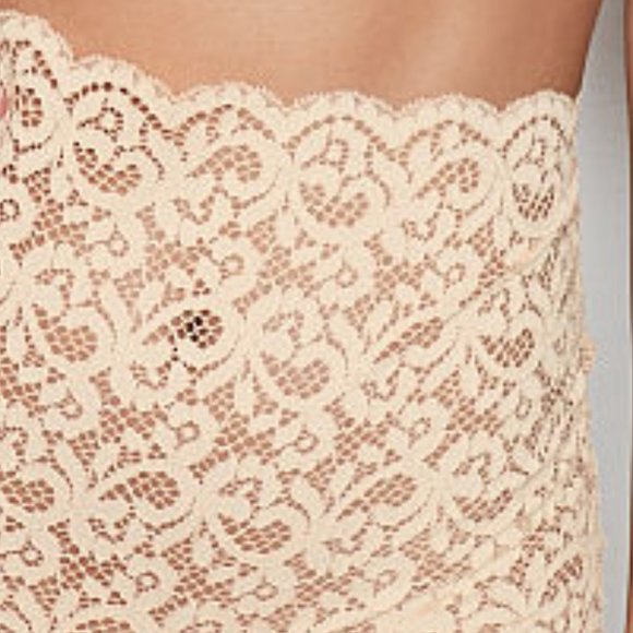 NWT VS S BODY BY VICTORIA High-Rise Thong Panty Floral Lace Sexy Romantic Panty - Picture 6 of 15